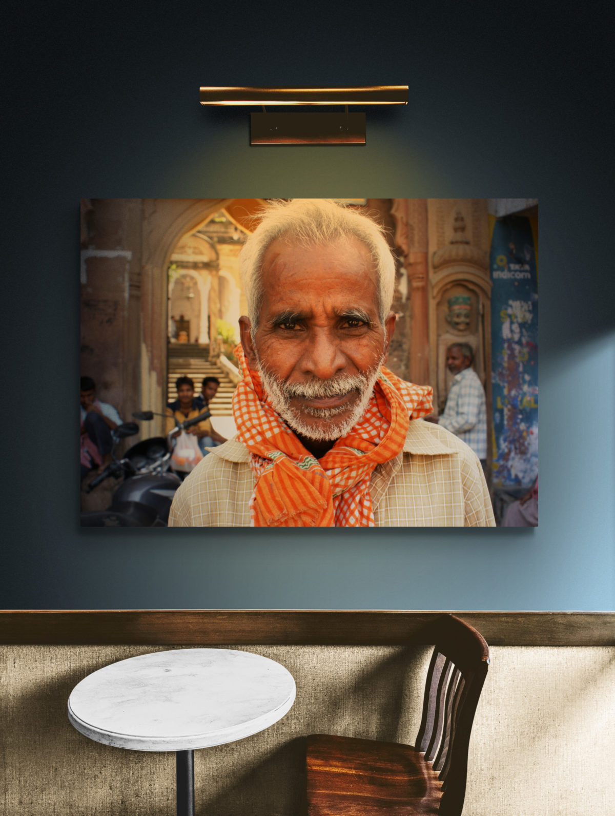 The look of a wise man – Wandbild Indien